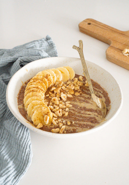 Choklad- och hasselnötspulpa