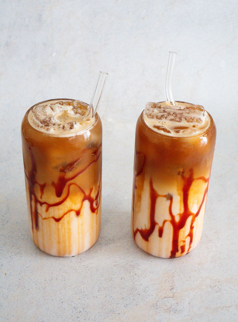 Iskall karamellmacchiato