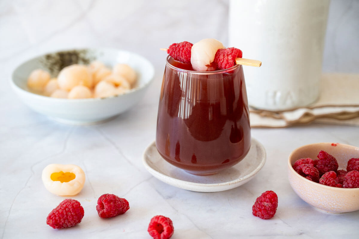 Lychee hallon rosé