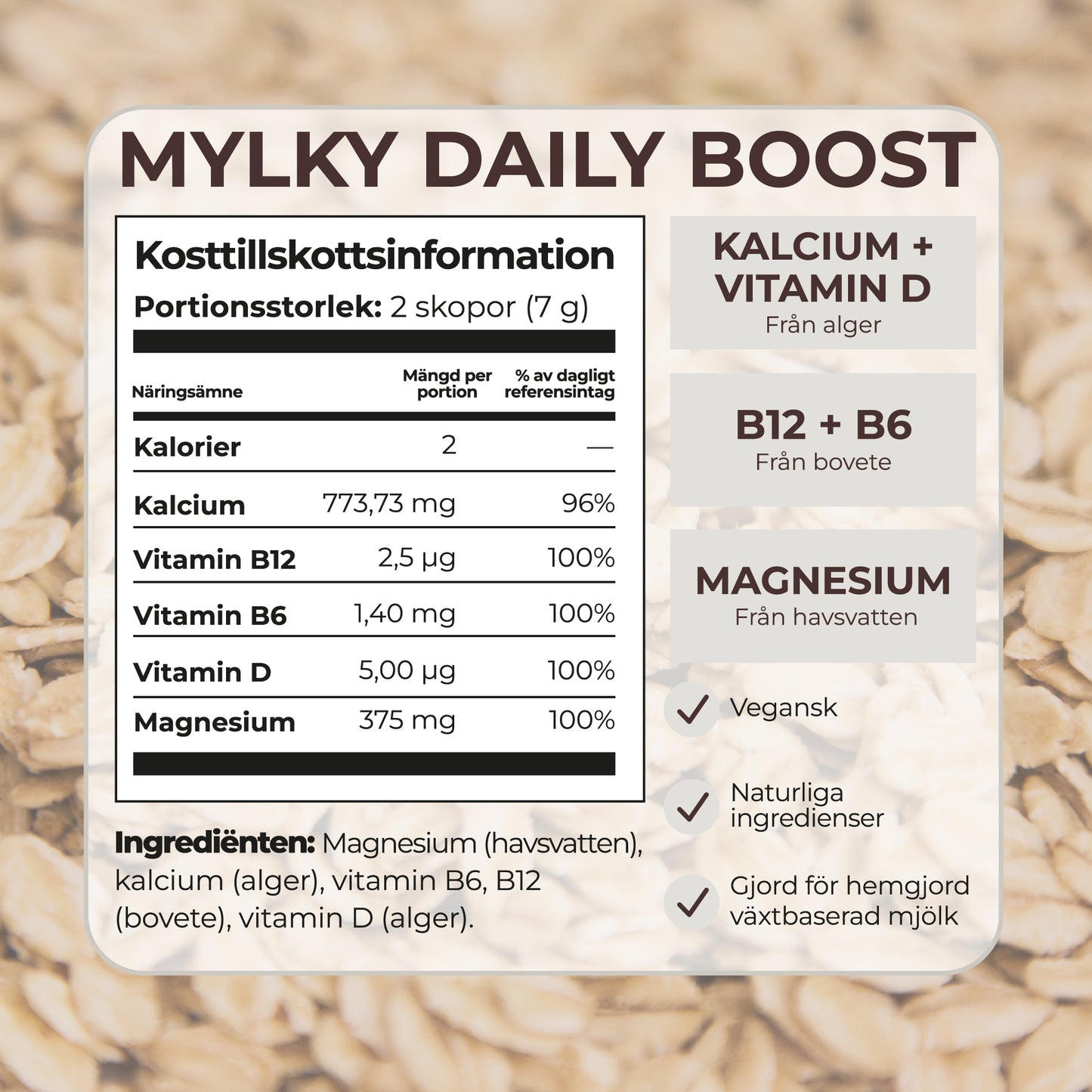 Mylky Vitaminpulver