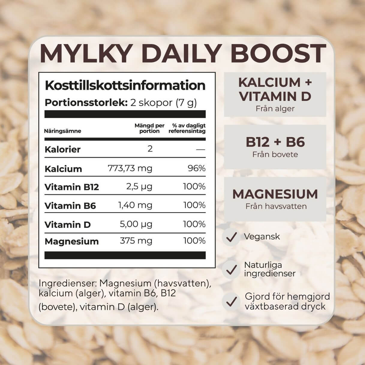 Mylky Vitaminpulver